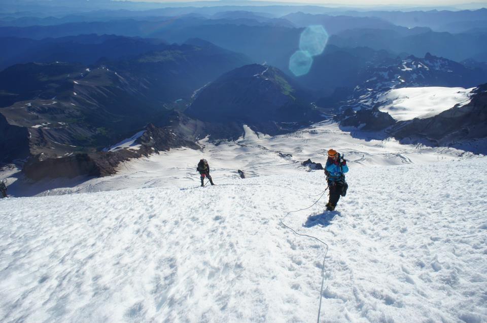 Climbing the Emmons Glacier Route